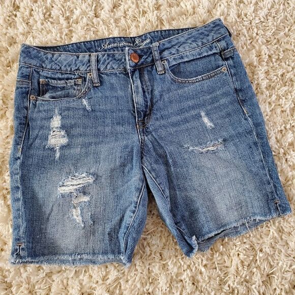 AMERICAN EAGLE Distressed Shorts  - Picture 1 of 4
